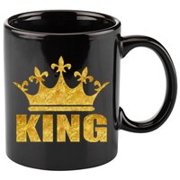 Limited Edition King Gold Print 11oz C Handle Ceramic Mug