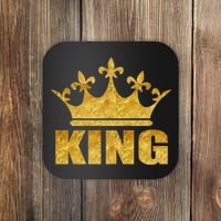 Limited Edition King Gold Print Coaster