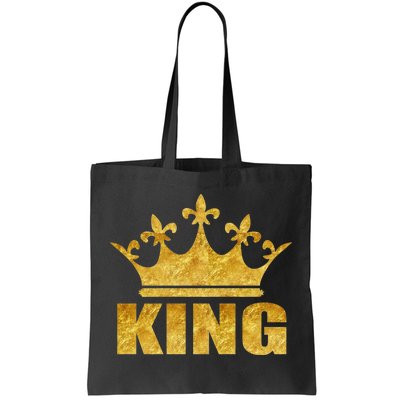 Limited Edition King Gold Print Tote Bag