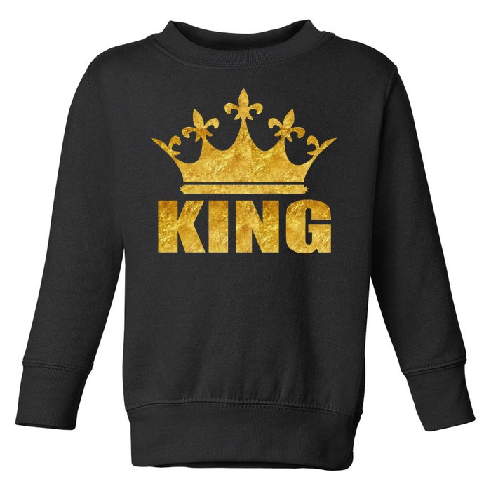 Limited Edition King Gold Print Toddler Sweatshirt