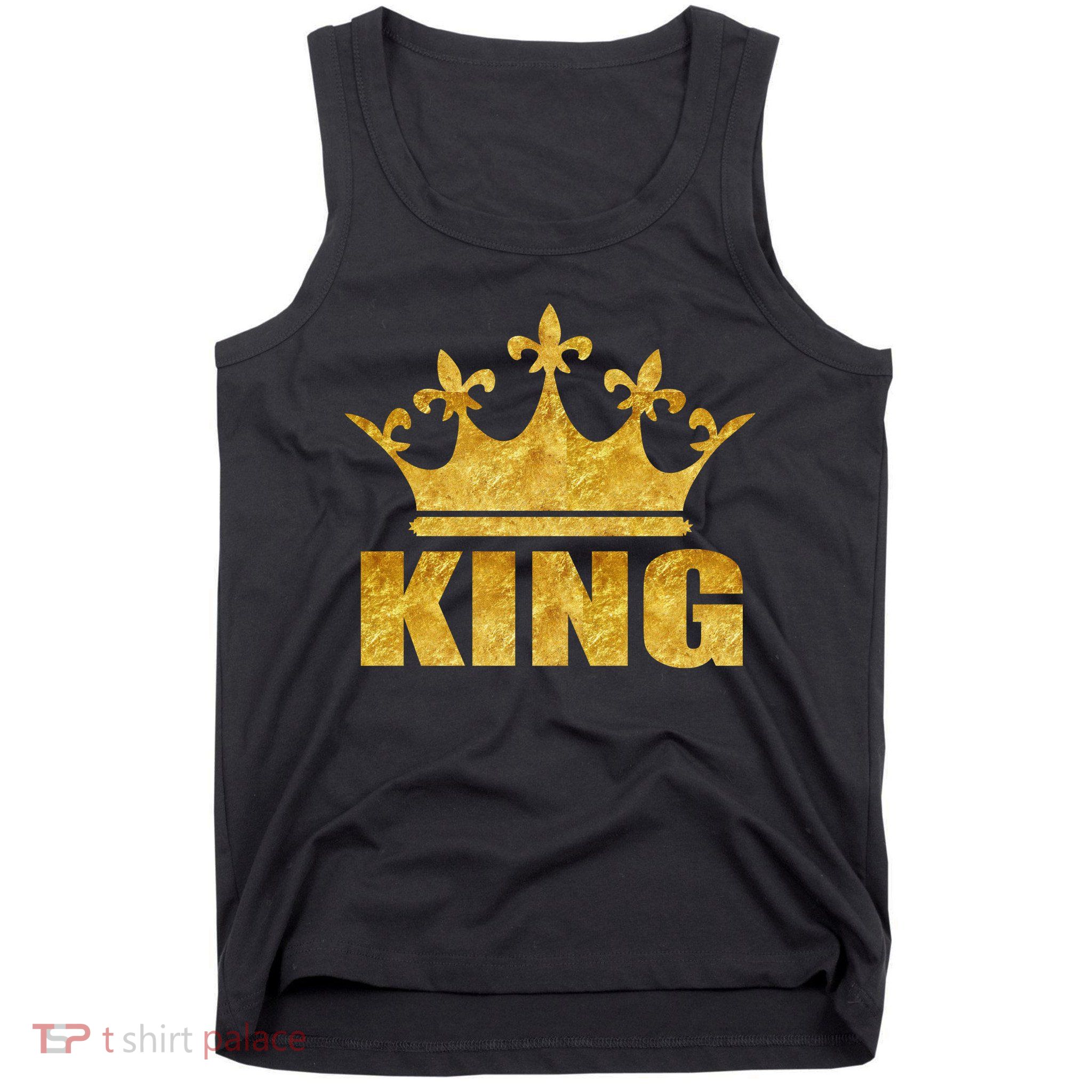 Limited Edition King Gold Print Tank Top