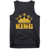 Limited Edition King Gold Print Tank Top