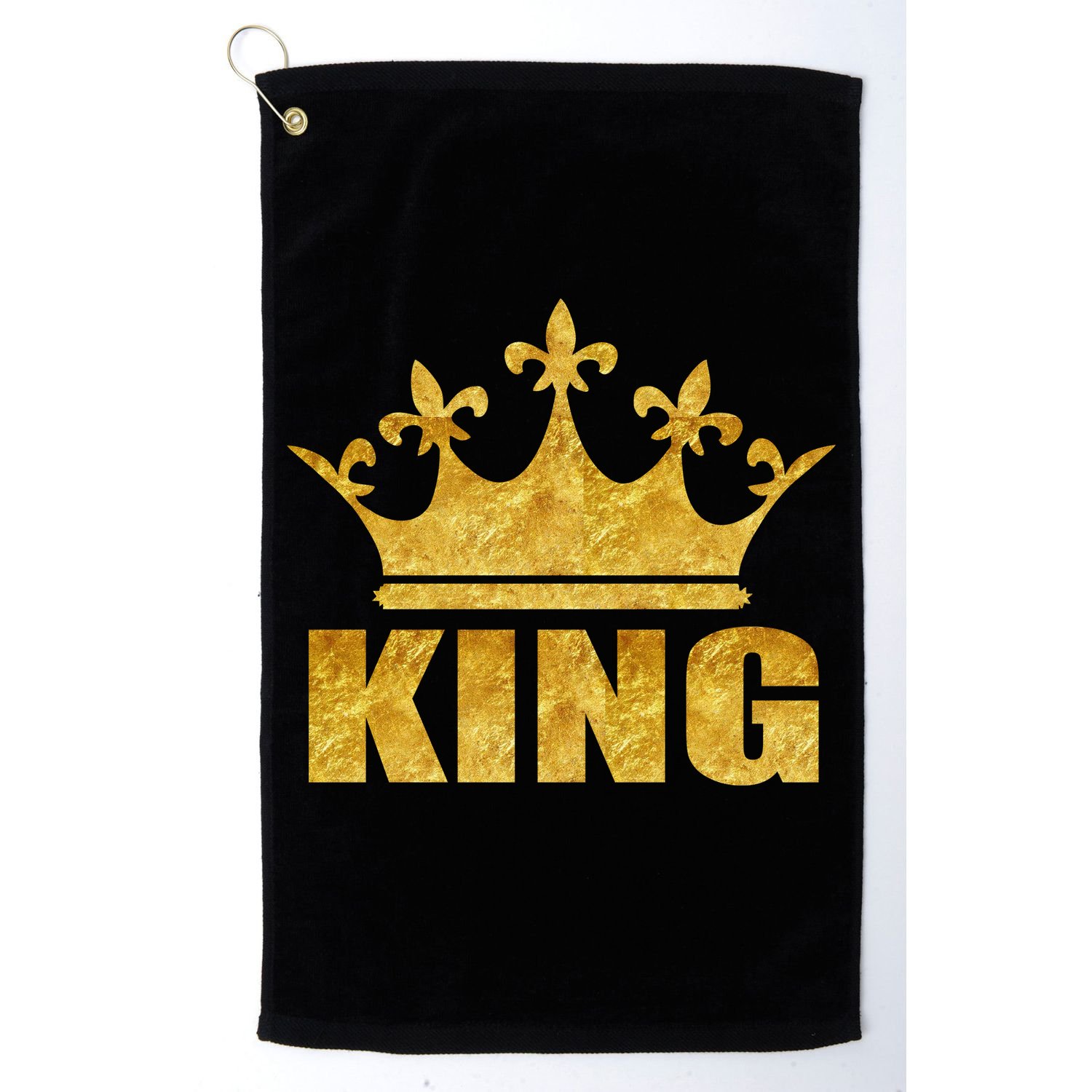 Limited Edition King Gold Print Golf Towel