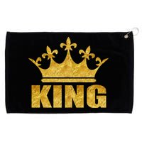 Limited Edition King Gold Print Grommeted Golf Towel