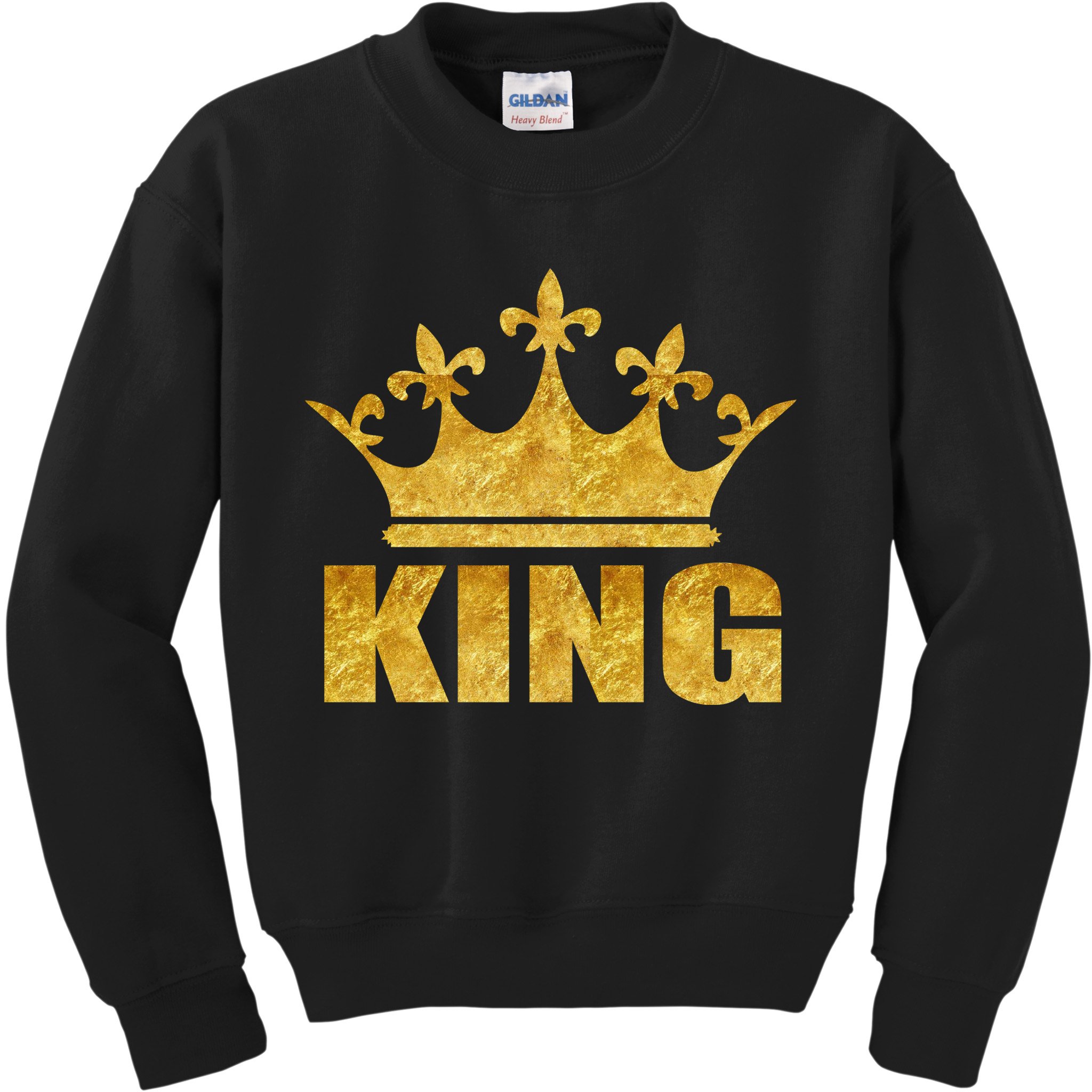 Limited Edition King Gold Print Kids Sweatshirt
