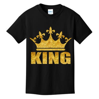 Limited Edition King Gold Print Kids T-Shirt