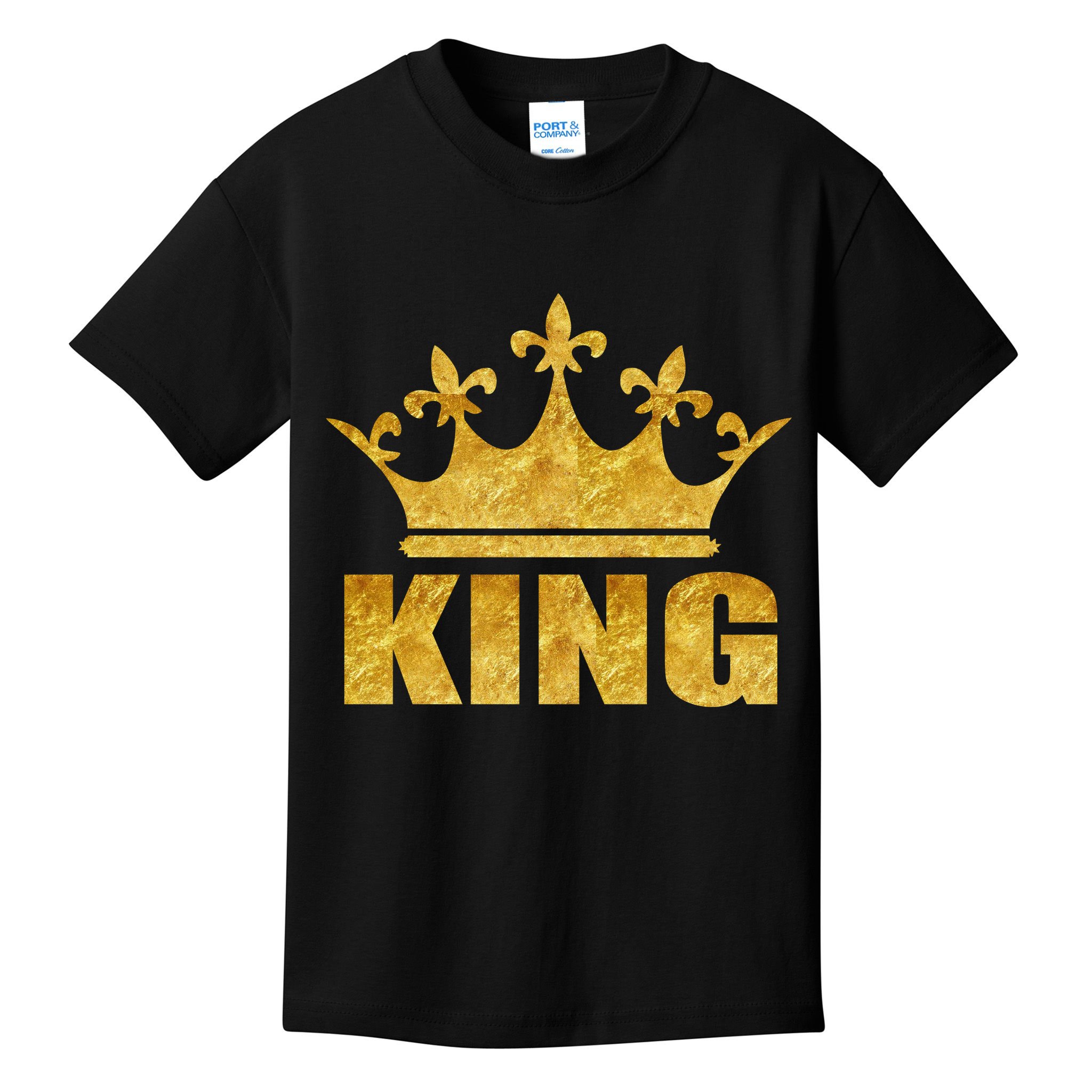 Limited Edition King Gold Print Kids T-Shirt