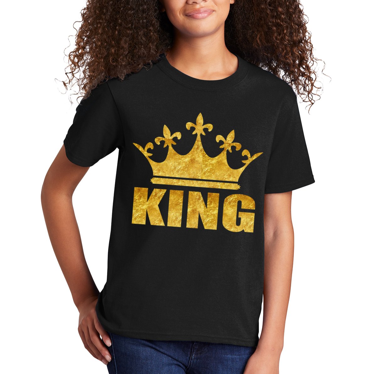 Limited Edition King Gold Print Kids T-Shirt