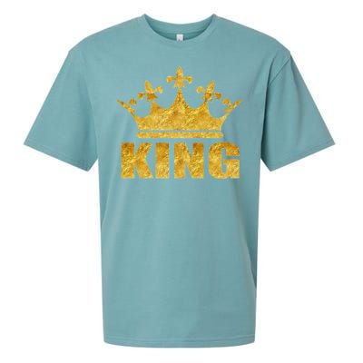 Limited Edition King Gold Print Sueded Cloud Jersey T-Shirt