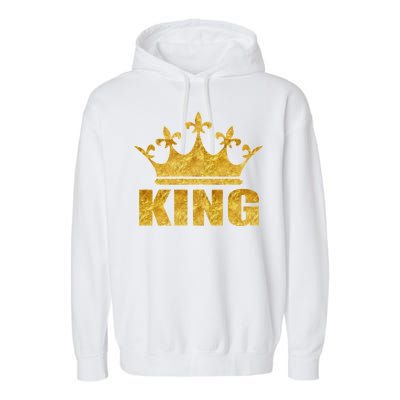 Limited Edition King Gold Print Garment-Dyed Fleece Hoodie