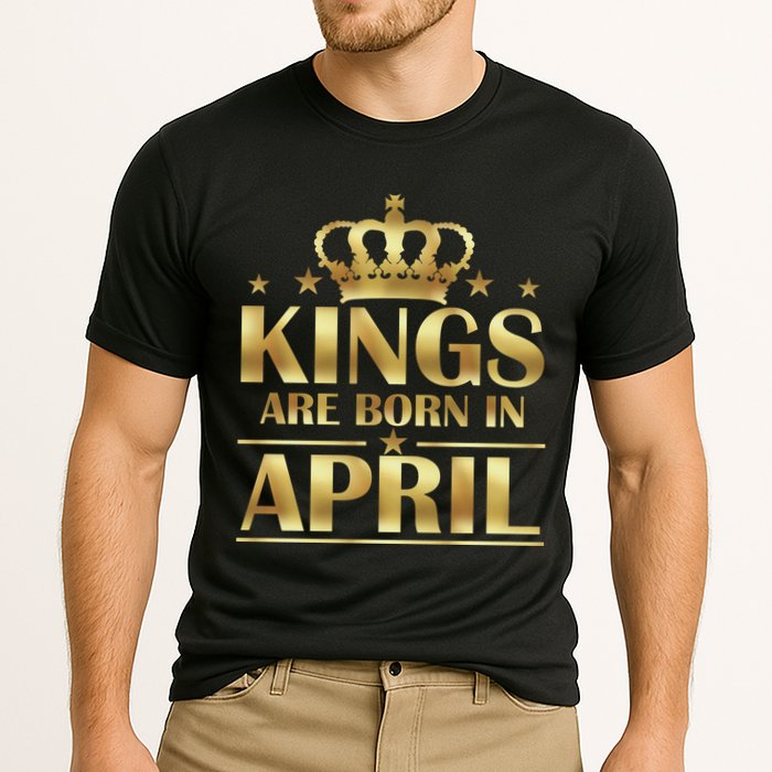 Limited Edition Kings Are Born in April Cooling Performance Crew T-Shirt
