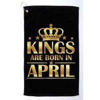 Limited Edition Kings Are Born in April Golf Towel