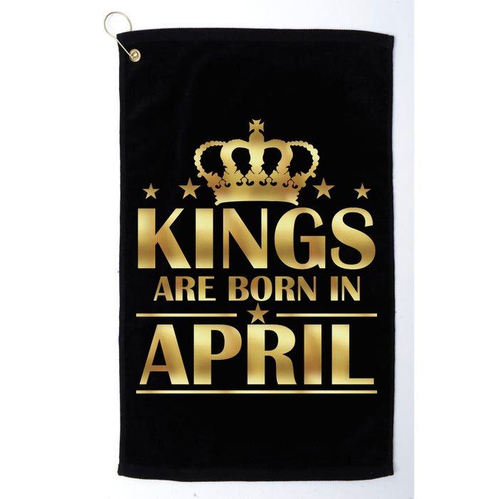Limited Edition Kings Are Born in April Golf Towel