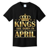 Limited Edition Kings Are Born in April Kids T-Shirt