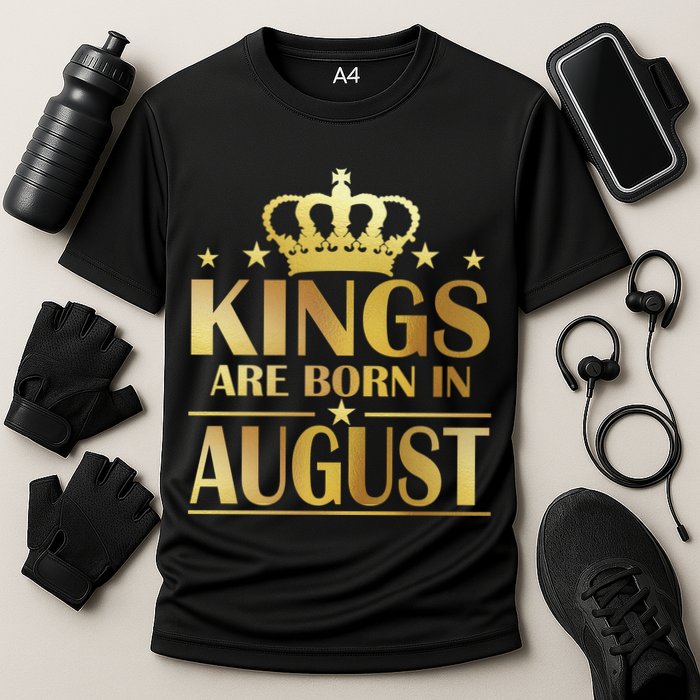 Limited Edition Kings Are Born in August Performance Shirt