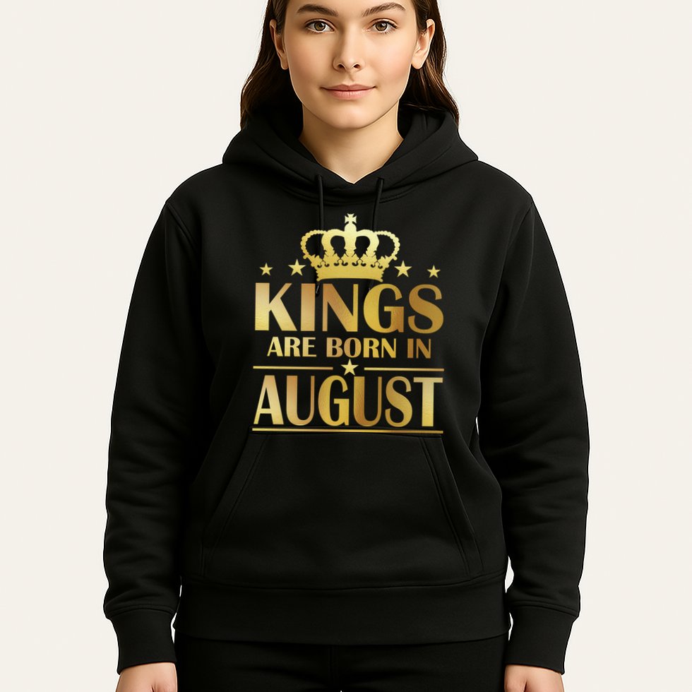 Limited Edition Kings Are Born in August Hoodie