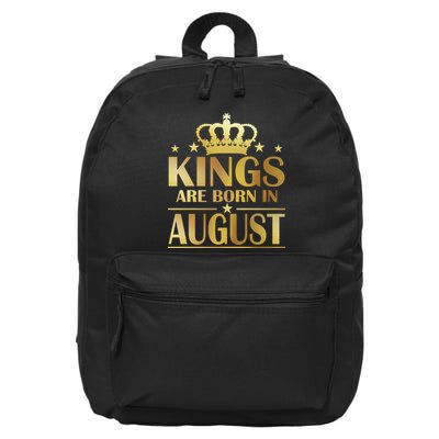 Limited Edition Kings Are Born in August 16 in Basic Backpack
