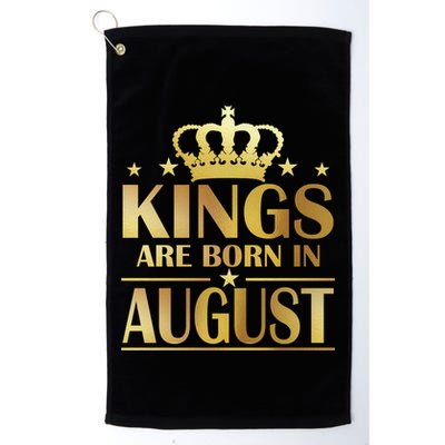 Limited Edition Kings Are Born in August Golf Towel