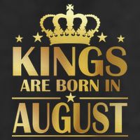 Limited Edition Kings Are Born in August Golf Towel