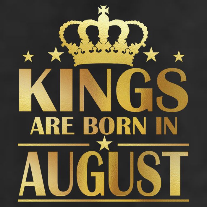 Limited Edition Kings Are Born in August Golf Towel