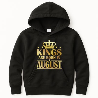 Limited Edition Kings Are Born in August Kids Hoodie
