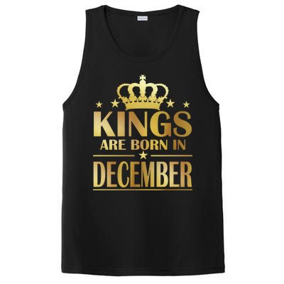 Limited Edition Kings Are Born in December Gold Print PosiCharge Competitor Tank