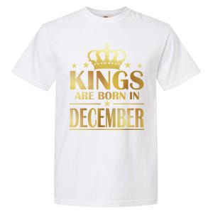 Limited Edition Kings Are Born in December Gold Print Garment-Dyed Heavyweight T-Shirt