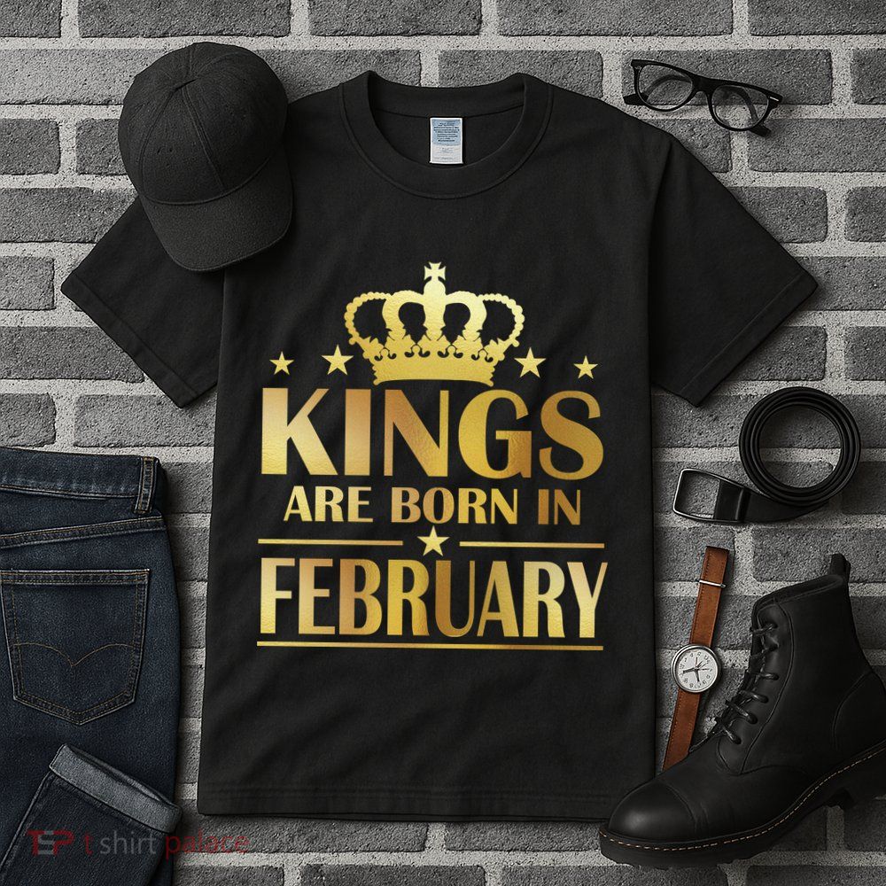 Limited Edition Kings Are Born In February Tall T-Shirt