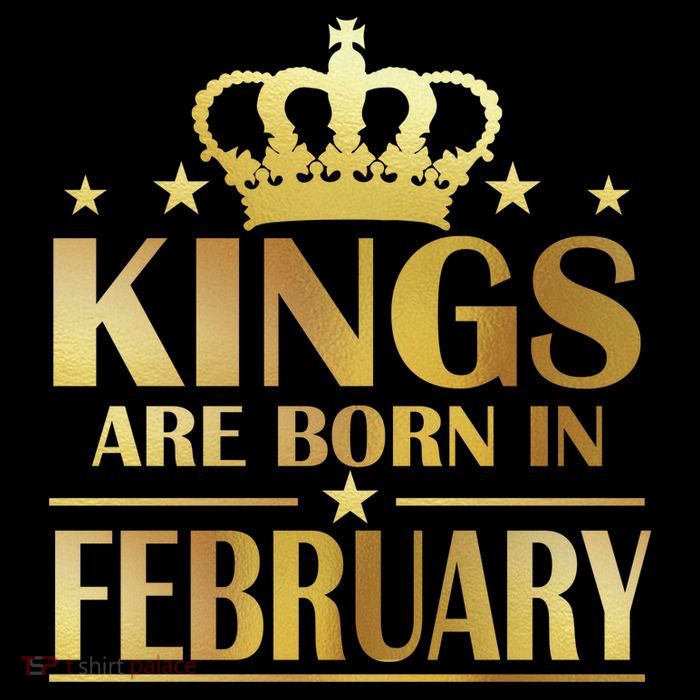 Limited Edition Kings Are Born In February Tall T-Shirt