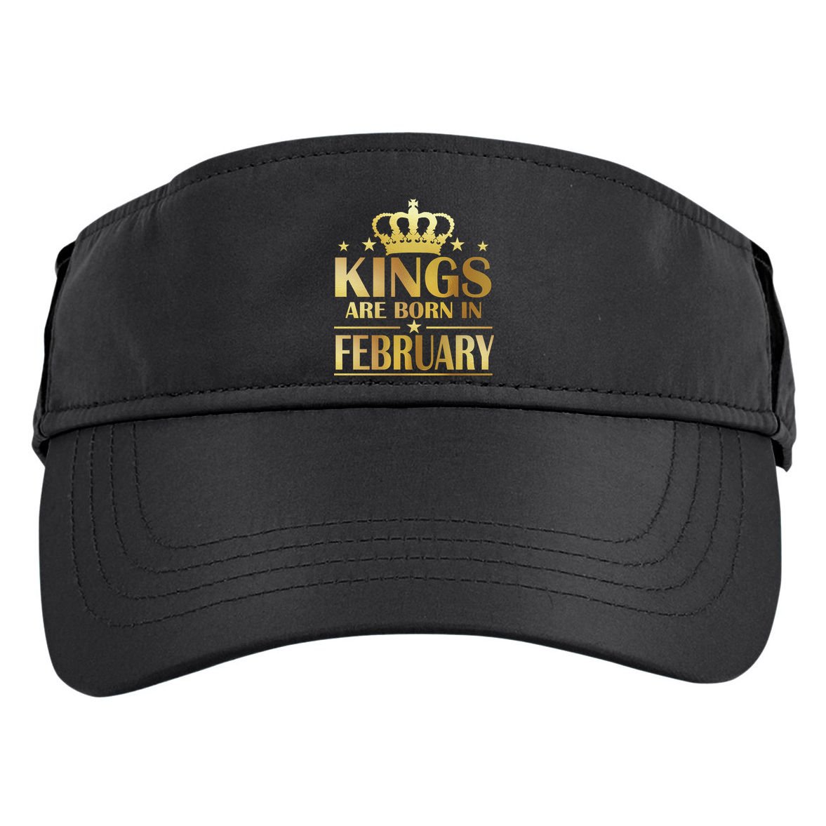 Limited Edition Kings Are Born In February Adult Drive Performance Visor