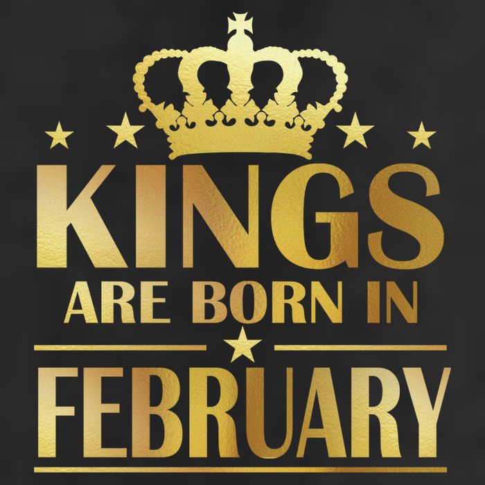 Limited Edition Kings Are Born In February Golf Towel