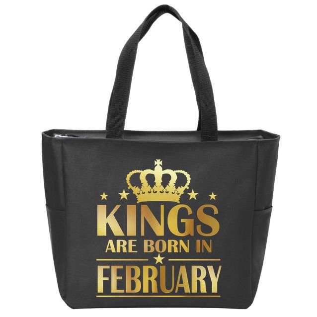 Limited Edition Kings Are Born In February Zip Tote Bag
