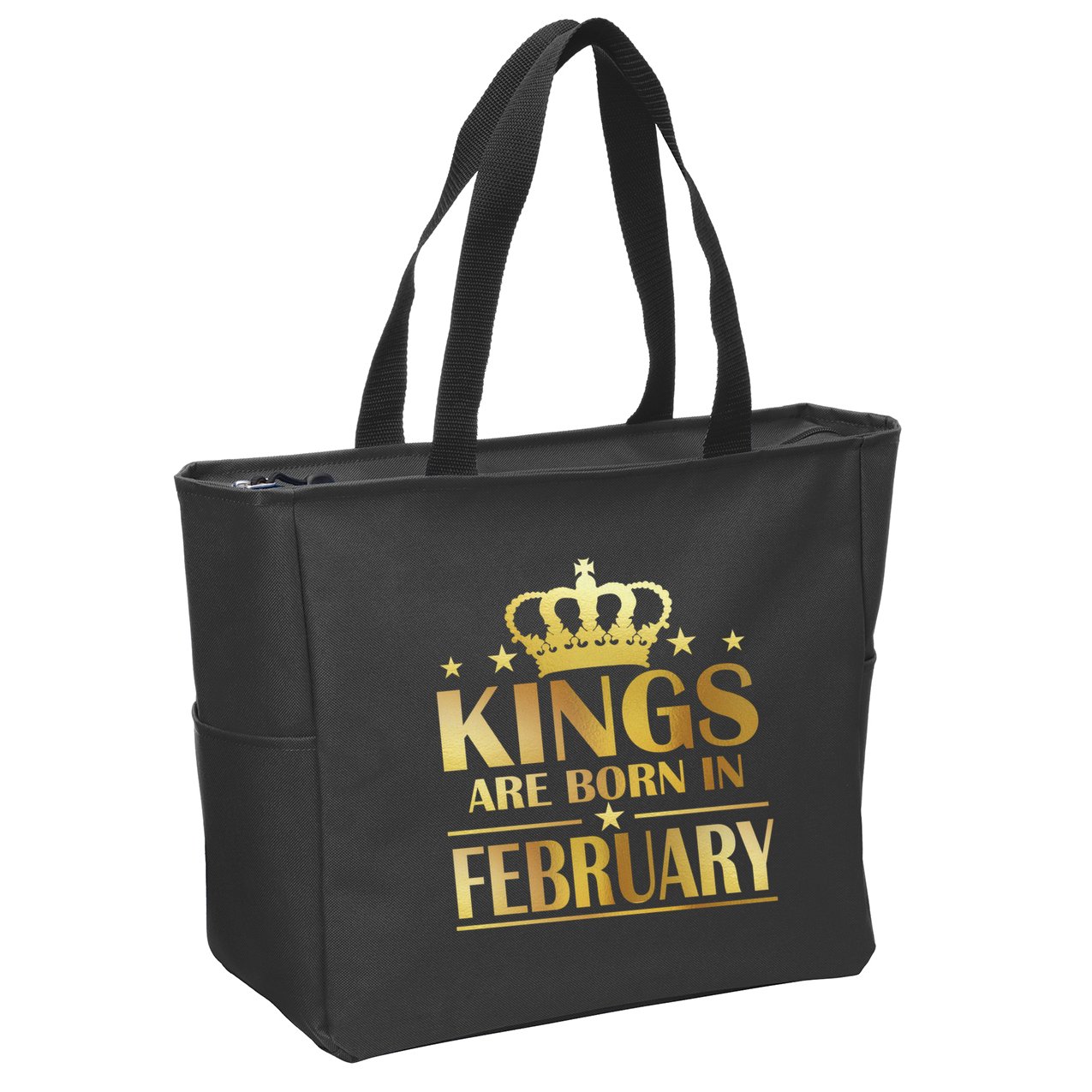 Limited Edition Kings Are Born In February Zip Tote Bag