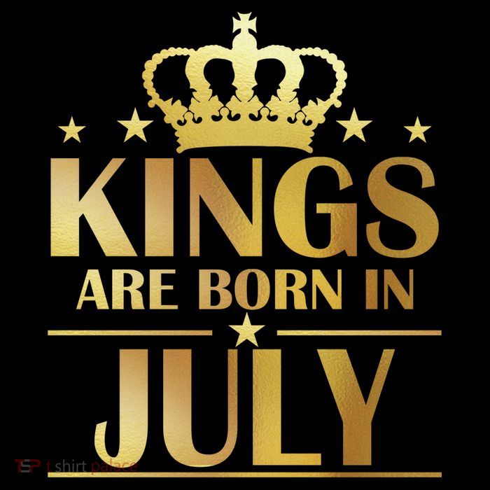 Limited Edition Kings Are Born in July Sustainable Bucket Hat
