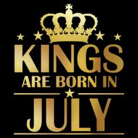 Limited Edition Kings Are Born in July 7-Panel Snapback Hat