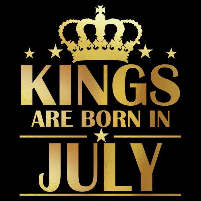 Limited Edition Kings Are Born in July 7-Panel Snapback Hat