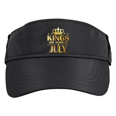 Limited Edition Kings Are Born in July Adult Drive Performance Visor