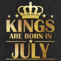 Limited Edition Kings Are Born in July Adult Drive Performance Visor
