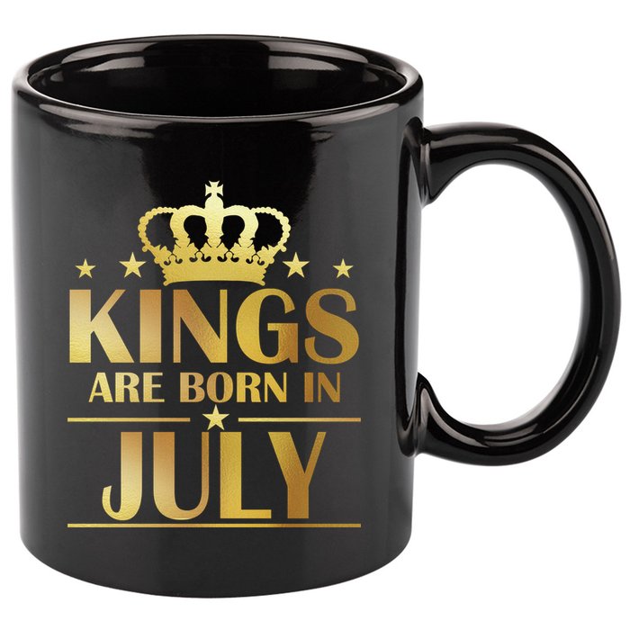 Limited Edition Kings Are Born in July 11oz C Handle Ceramic Mug