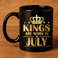 Limited Edition Kings Are Born in July 11oz C Handle Ceramic Mug