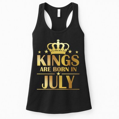 Limited Edition Kings Are Born in July Womens Tank Top