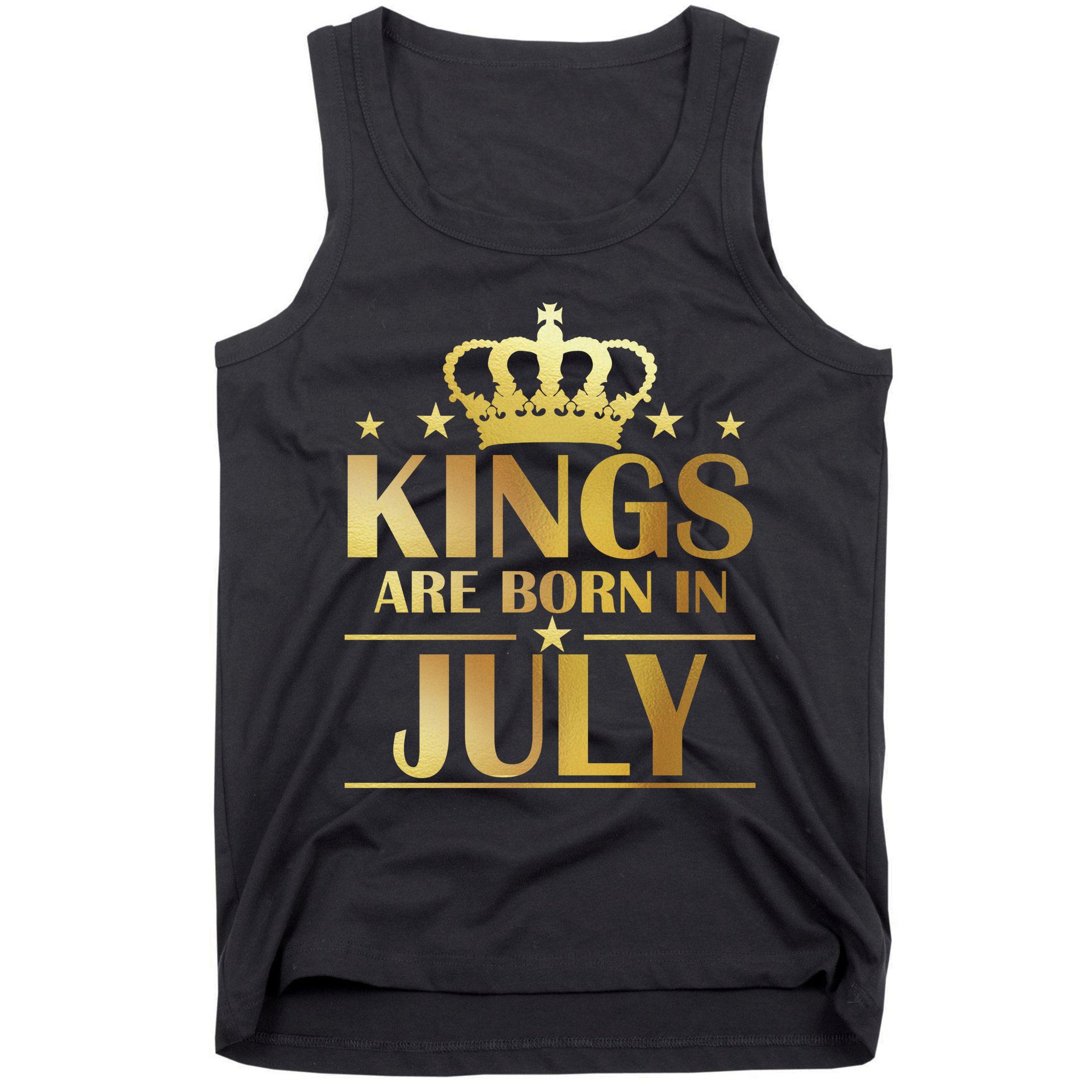 Limited Edition Kings Are Born in July Tank Top