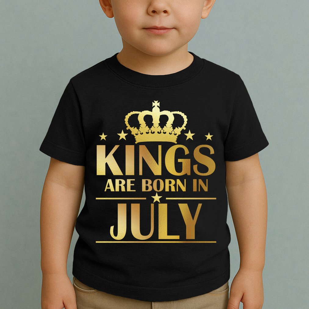 Limited Edition Kings Are Born in July Toddler T-Shirt