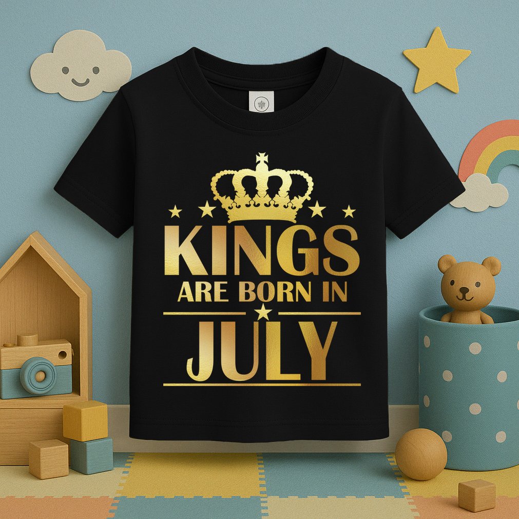 Limited Edition Kings Are Born in July Toddler T-Shirt