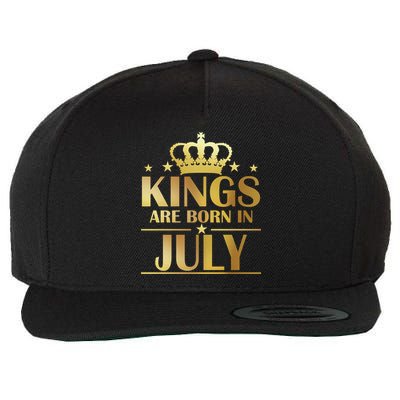 Limited Edition Kings Are Born in July Wool Snapback Cap