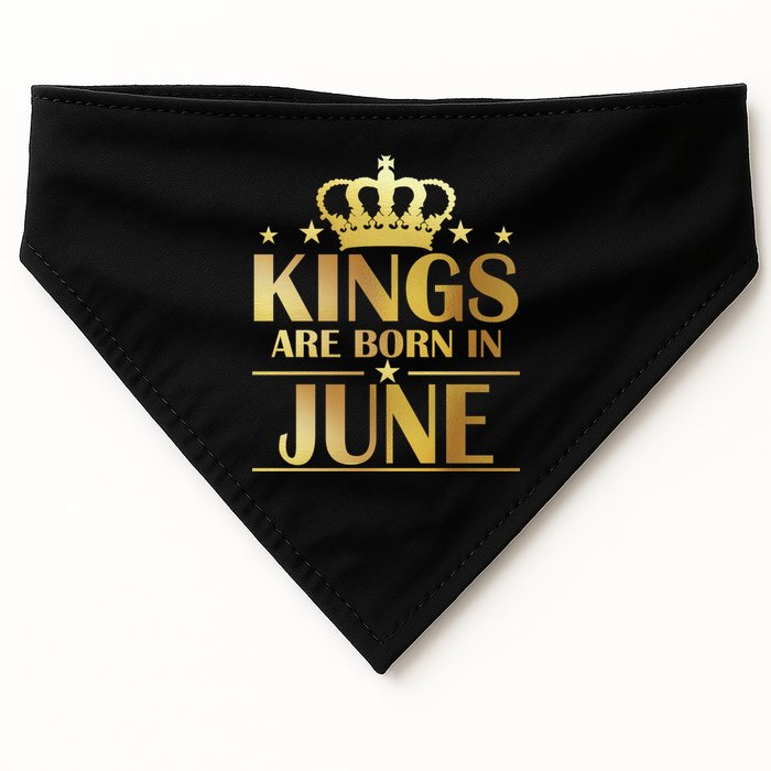Limited Edition Kings Are Born in June USA-Made Doggie Bandana