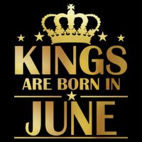 Limited Edition Kings Are Born in June USA-Made Doggie Bandana