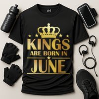 Limited Edition Kings Are Born in June Cooling Performance Crew T-Shirt