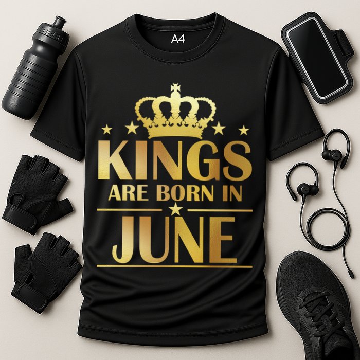 Limited Edition Kings Are Born in June Cooling Performance Crew T-Shirt