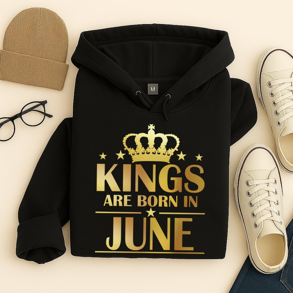 Limited Edition Kings Are Born in June Hoodie